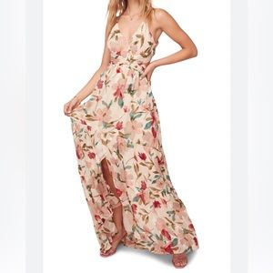 ASTR The Label Frolic Floral Maxi Dress
